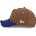 justerbar-brun-och-bla-bojd-keps-9twenty-a-frame-wool-pinstripe-los-angeles-dodgers-mlb-fran-new-era