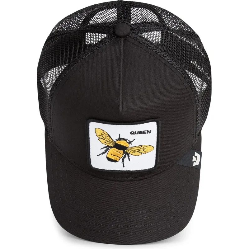 czapka-trucker-czarna-pszczola-queen-bee-goorin-bros