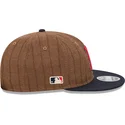 boston-red-sox-mlb-9fifty-retro-crown-wool-pinstripe-verstellbare-braun-und-marineblau-kappe-von-new-era