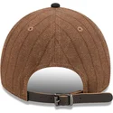 cappellino-curvo-marrone-e-nero-regolabile-9twenty-a-frame-wool-pinstripe-dei-chicago-white-sox-mlb-di-new-era