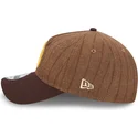 new-era-curved-brim-9twenty-a-frame-wool-pinstripe-san-diego-padres-mlb-brown-adjustable-cap