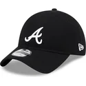 cappellino-nero-curvo-regolabile-9twenty-merino-wool-degli-atlanta-braves-mlb-di-new-era