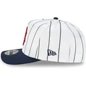 cappellino-snapback-9fifty-a-frame-satin-pinstripe-bianco-e-blu-navy-dei-boston-red-sox-mlb-di-new-era