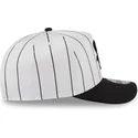 cappellino-curvo-bianco-e-nero-snapback-9fifty-a-frame-satin-pinstripe-dei-chicago-white-sox-mlb-di-new-era