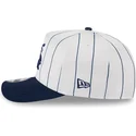 cappellino-curvo-bianco-e-blu-navy-snapback-9fifty-a-frame-satin-pinstripe-dei-chicago-white-sox-mlb-di-new-era