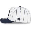 cappellino-curvo-bianco-e-blu-navy-snapback-9fifty-a-frame-satin-pinstripe-dei-new-york-yankees-mlb-di-new-era