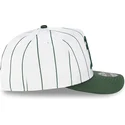 cappello-snapback-bianco-e-verde-9fifty-a-frame-satin-pinstripe-degli-oakland-athletics-mlb-di-new-era