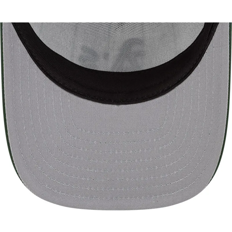 cappello-snapback-bianco-e-verde-9fifty-a-frame-satin-pinstripe-degli-oakland-athletics-mlb-di-new-era