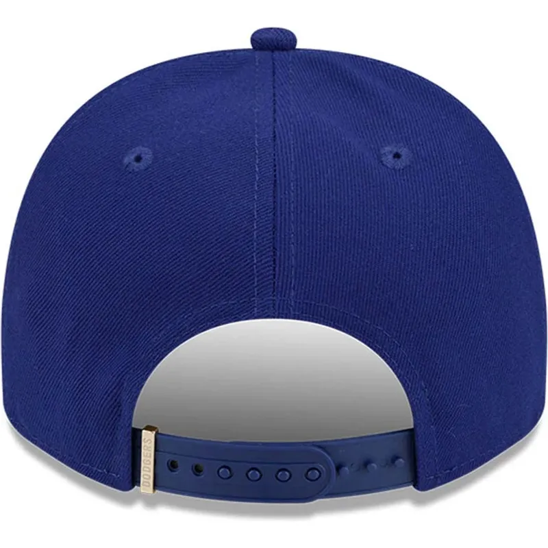 cappellino-curvo-blu-snapback-9fifty-a-frame-emblem-dei-los-angeles-dodgers-mlb-di-new-era