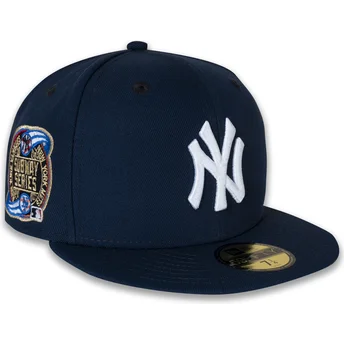 Cappello piatto blu navy regolato 59FIFTY Subway Series dei New York Yankees MLB di New Era