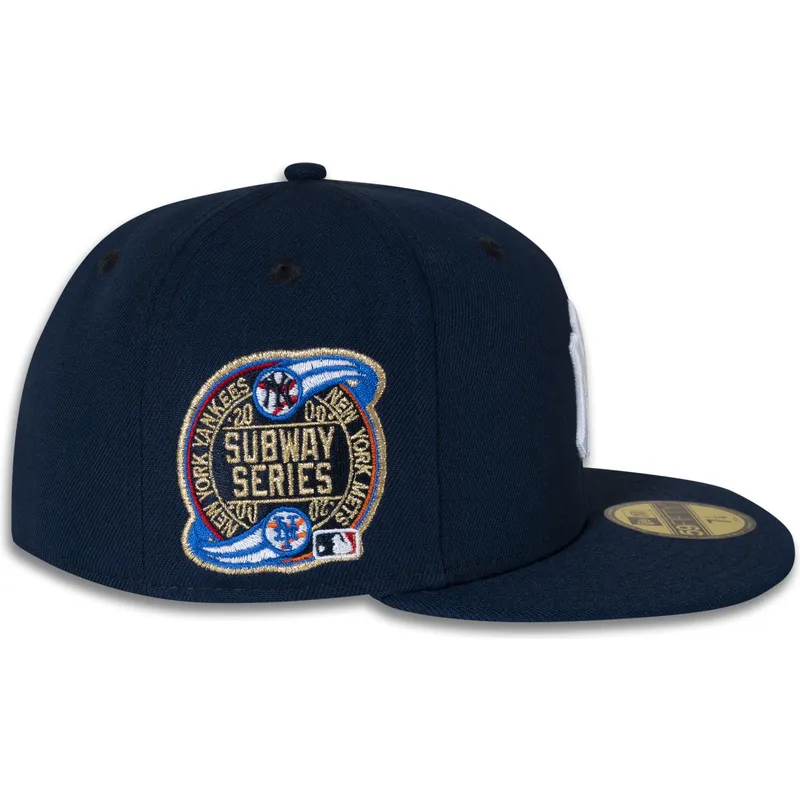 cappello-piano-blu-navy-aderente-59fifty-subway-series-dei-new-york-yankees-mlb-di-new-era