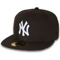 59fifty-nyc-side-new-york-yankees-mlb-new-era-braune-eng-anliegende-kappe