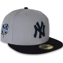 berretto-piatto-grigio-e-blu-navy-regolabile-59fifty-world-series-2000-side-patch-dei-new-york-yankees-mlb-di-new-era