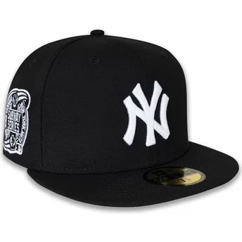 Cappellino piatto nero aderente 59FIFTY Subway Series dei New York Yankees MLB di New Era