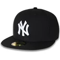 cappello-piatto-nero-aderente-59fifty-subway-series-dei-new-york-yankees-mlb-di-new-era