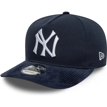 New Era Curved Brim 19TWENTY Coops Cord New York Yankees MLB Navy Blue Snapback Cap