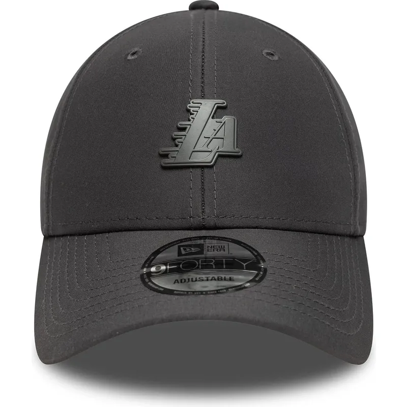 gra-justerbar-kurvad-keps-9forty-pin-los-angeles-lakers-nba-fran-new-era