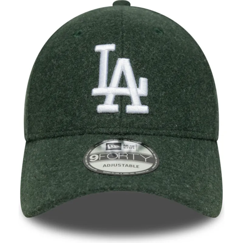 cappellino-curvo-verde-snapback-9forty-melton-wool-dei-los-angeles-dodgers-mlb-di-new-era