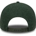 cappellino-con-visiera-curva-verde-snapback-9forty-melton-wool-di-los-angeles-dodgers-mlb-di-new-era