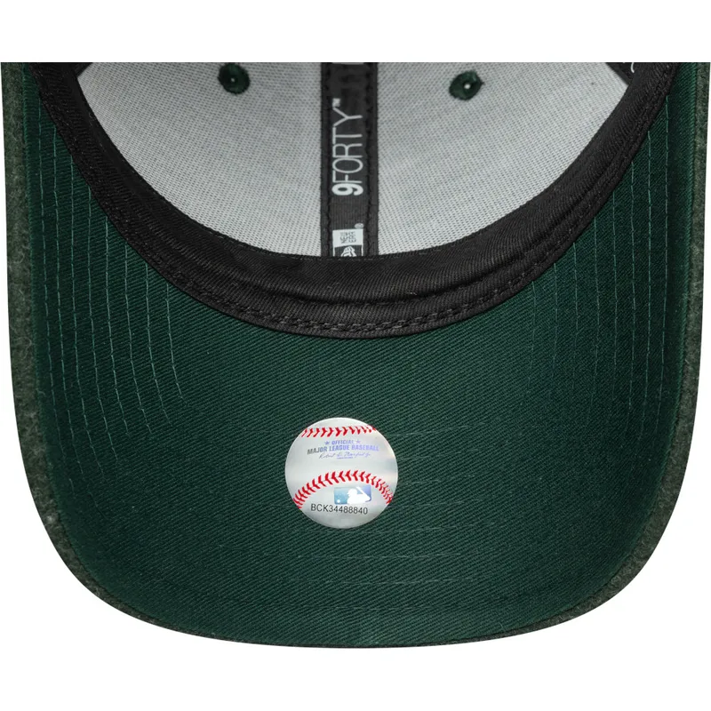 cappellino-curvo-verde-snapback-9forty-melton-wool-dei-los-angeles-dodgers-mlb-di-new-era