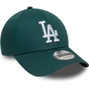 cappellino-verde-regolabile-9forty-league-essential-dei-los-angeles-dodgers-mlb-di-new-era