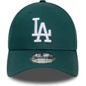 cappellino-curvo-verde-regolabile-9forty-league-essential-dei-los-angeles-dodgers-mlb-di-new-era