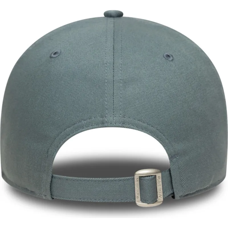 cappellino-curvo-grigio-regolabile-con-logo-grigio-9forty-league-essential-di-new-york-yankees-mlb-di-new-era