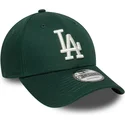 zielona-regulowana-czapka-z-daszkiem-9forty-visor-script-los-angeles-dodgers-mlb-new-era