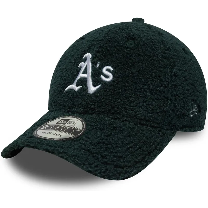 zielona-regulowana-czapka-z-daszkiem-9forty-winter-borg-oakland-athletics-mlb-new-era