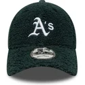 gorra-curva-verde-ajustable-9forty-winter-borg-de-oakland-athletics-mlb-de-new-era