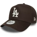 brazowa-czapka-z-daszkiem-9forty-e-frame-side-patch-los-angeles-dodgers-mlb-od-new-era