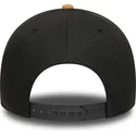 cappellino-nero-e-marrone-snapback-9forty-e-frame-suede-visor-dei-new-york-yankees-mlb-di-new-era