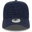 granatowa-czapka-z-zakrzywionym-daszkiem-snapback-z-granatowym-logo-9forty-e-frame-melton-los-angeles-dodgers-mlb-marki-new-era