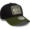new-era-curved-brim-9forty-e-frame-camo-patch-black-and-green-snapback-cap