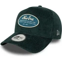 new-era-curved-brim-9forty-e-frame-patch-cord-green-snapback-cap