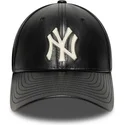 new-era-new-york-yankees-mlb-9forty-m-crown-img-leather-verstellbare-schwarze-kappe