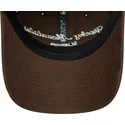 new-era-curved-brim-rocky-mountains-9twenty-wordmark-brown-adjustable-cap