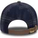 gorra-curva-azul-marino-y-marron-ajustable-9twenty-img-loden-leather-de-new-york-yankees-mlb-de-new-era