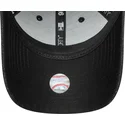 verstellbare-schwarze-damen-cap-mit-gebogenem-schirm-9forty-sequin-denim-der-los-angeles-dodgers-mlb-von-new-era