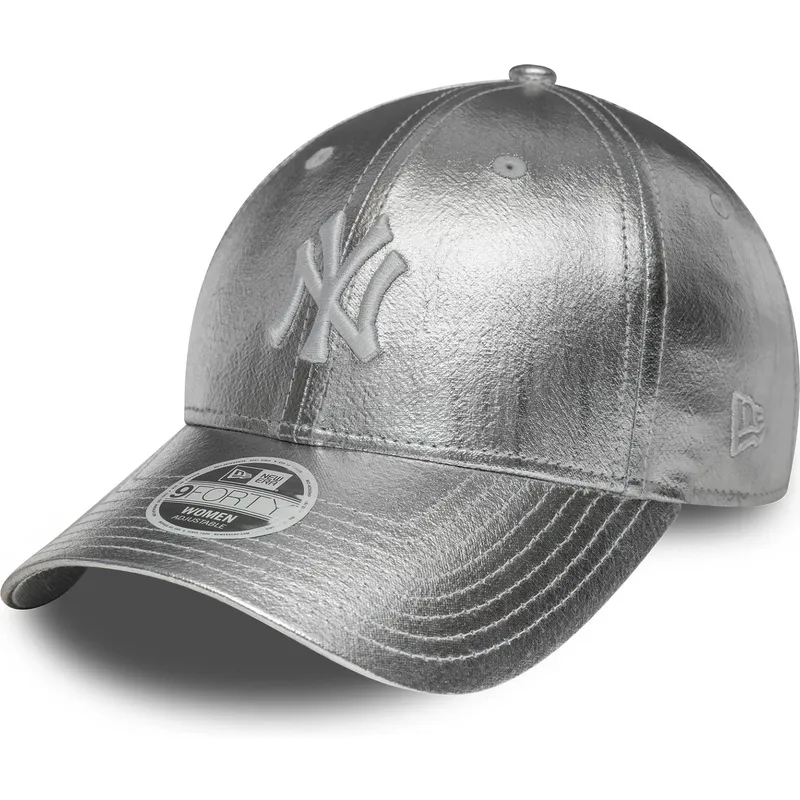 gorra-curva-plateada-ajustable-para-mujer-9forty-metallic-de-new-york-yankees-mlb-de-new-era