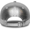 cappellino-curvo-argento-regolabile-da-donna-9forty-metallic-dei-new-york-yankees-mlb-di-new-era