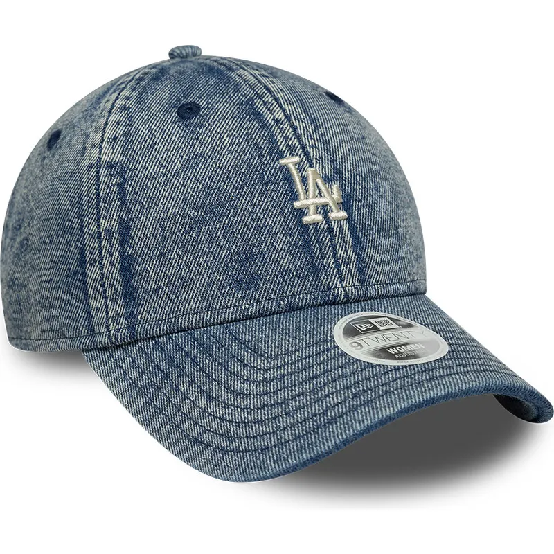 bla-bojd-justerbar-keps-for-dam-9twenty-denim-fran-los-angeles-dodgers-mlb-av-new-era