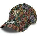 new-era-curved-brim-women-9twenty-floral-new-york-yankees-mlb-multicolor-adjustable-cap