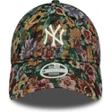 cappello-curvo-multicolore-regolabile-da-donna-9twenty-floral-dei-new-york-yankees-mlb-di-new-era