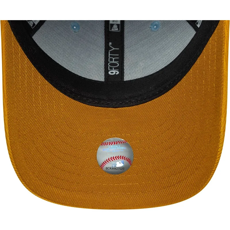 new-era-new-york-yankees-mlb-9forty-cord-justerbar-bla-och-brun-bojd-keps-for-barn