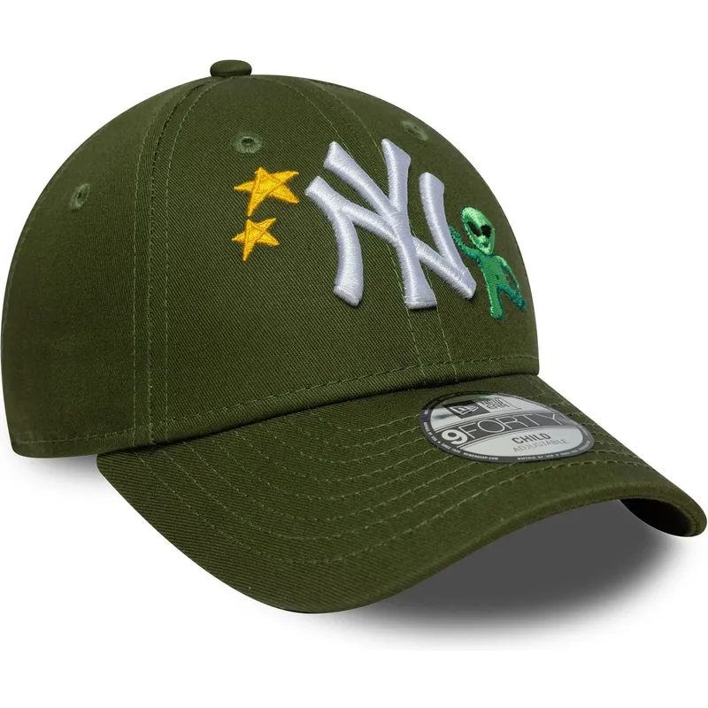gorra-curva-verde-ajustable-para-nino-9forty-space-icon-de-new-york-yankees-mlb-de-new-era