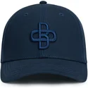 obl055-berretto-da-baseball-regolabile-blu-navy-con-logo-blu-navy-baseball-peach-di-oblack