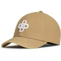 cappello-curvo-beige-scuro-regolabile-baseball-peach-obl048-di-oblack