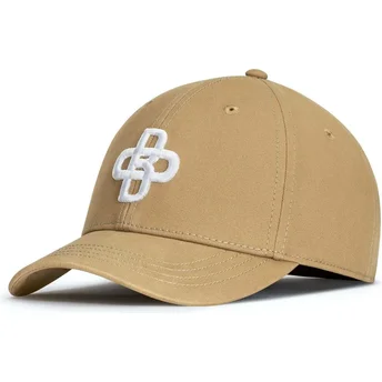 Cappello curvo beige scuro regolabile Baseball Peach OBL048 di Oblack