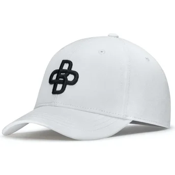Cappello curvo bianco regolabile Baseball Peach OBL042 di Oblack